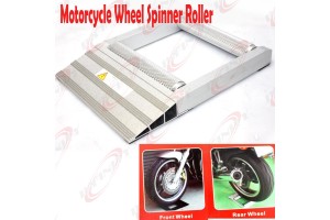  MOTORCYCLE ATV 500lbs UNIVERSAL FRONT REAR WHEEL SPINNER ROLLER LOW PROFILE